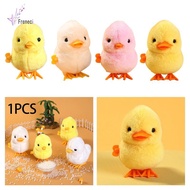 [freneci] Chick Clockwork Doll Toy, Clockwork Hopping Chick Toy, High Quality Catching Wind Up Plush