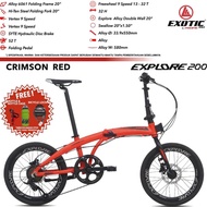 Sepeda lipat 20" Exotic exploren 200 sepeda lipat dewasa NEW Produck sepeda gowes