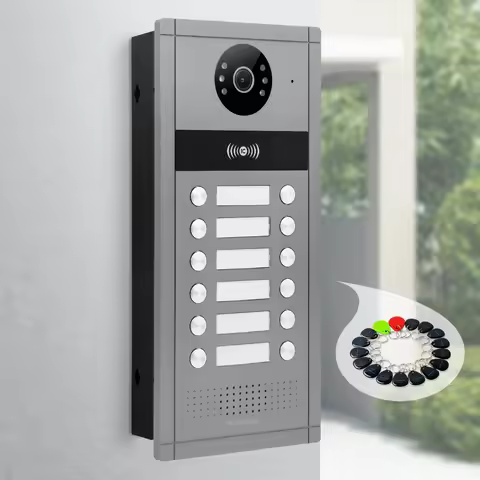 (Not Standalone) HOMSECUR MAL-12-AHD Doorbell Camera with RFID Card Access for XSL Video Door Phone 