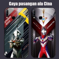 DJ-49 Ultraman Galaxy Casing GLASS soft frame black VIVO X23 Y15 2019 Y91 Y17 Y85 Y12 Y93 Y19 V9 Y95