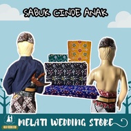 Cinde Belt | Children's lontong | Bridal belt | Children's dictionary | Cinde