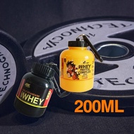 200ML Funel Whey Protein Container Creatine ON Dragon Ball/ Whey Protein Isolate Weight Gainer Gain 