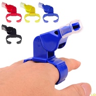 Lidu12 Finger Clip Whistle Loud  Decibel Plastic Sports Whistle Perfect for Coaches