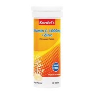Kordel's Vitamin C 1000mg + Zinc Effervescent Orange 10S  (EXP:12/2023)