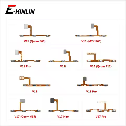 Switch Power ON OFF Button Flex Cable Ribbon For Vivo V19 V17 Neo V15 V11i V11 Pro Mute Silence Volu