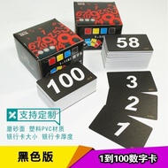 Plastic Sticker Cafe Acrylic / Restaurant Table Black 1-200 Queue Number Card E6 Mla9 /