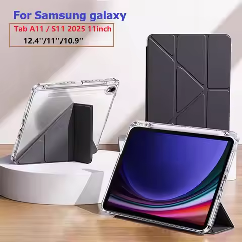 For Samsung Galaxy Tab A11 11'' S11 2025 Case for S10 S9 S8 S7 Plus 12.4 Inch 11inch with s Pen Hold