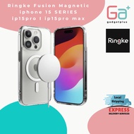 Ringke FUSION MAGNETIC Series for i - Phone 15/ 15 Plus/ 15 Pro/ 15 Pro Max Protective Phone Case & 
