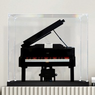 Lego 21323 三角钢琴透明展示盒 | Popmart Labubu Zimomo收藏箱 | 乐器模型收纳盒 Kotak Pameran Lego Piano