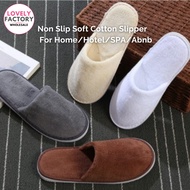 COTTON TOWEL SLIPPER FOR HYGIENE / TRAVEL / HOTEL / GUEST HOUSE ONE SIZE FITS ALL