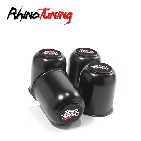 RhinoTuning 1pc/4pcs 81mm/3.19in Trailer Wheel Center Caps 3.19 inch Push Through Wheel Center Caps 
