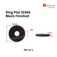 M5 - SS304 Black Finished Stainless Steel 304 Plate Ring