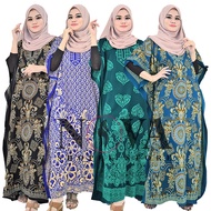 Kaftan Dress, Batwing Dress, Women's Sleepwear, Batik & Floral Pattern