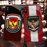 HK-59 Indonesia logo Glass Casing for Xiaomi Redmi Note poco 14R A4 9i C75 14C 7 9A A3 Pro 5G