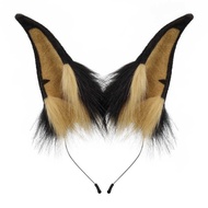 Cute Plush Animal Ear Headband Outing Comic Exhibition cospy Party Performance Accessories Doberman 