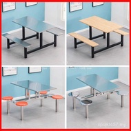 68 People Fast Staff School Construction Site 4 Canteen Conjoined People Dining Table Strange Order 