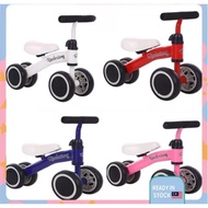 Beige Basikal Budak Kanak Bicycle Kids outdoor Tricycle Kids Stroller With Handle 3 Wheels Children 