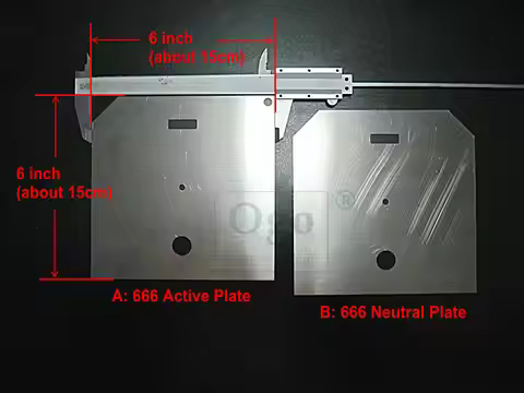 OGO-NP666 316L Stainless steel Plates for OGO HHO Dry Cell DC666 Series Neutral Plate