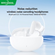 Goojodoq TWS Wireless Bluetooth Earphone Super Bass Intelligent Noise Cancellation Professional Gami