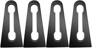 4PCS Car Door Lock Buffer Sound Deadener Damper, for VW, for Tiguan, 5N AD BW 2007 2008 2009 2010 20