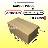 Cardboard Box Plain Packing Box 20x11x11 cm