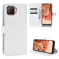 OPPO A73 Casing Flip Phone Holder Stand OPPO A73 4G Case Wallet PU Leather Back Cover
