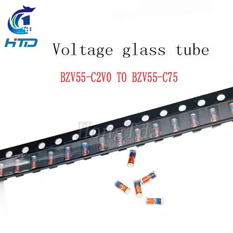 100PCS SMD Zener Diode BZV55-C11 BZV55-C12 BZV55-C13 BZV55-C15 BZV55-C16 BZV55-C18 BZV55-C20 BZV55-C