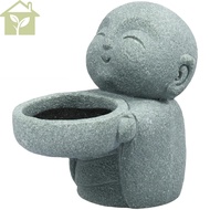 Buddha Tealight Holder Vintage Sandstone Buddha Candle Holder Statues Simplistic Tea Light Buddha Fi