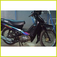 ✮ ↕ ❍ ✗ HITAM Striping Decal Polet Sticker yamaha crypton cripton 1995 1996 1997 Black list Standar