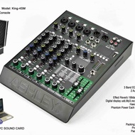 MIXER ASHLEY KING 4 mixing console 4 channel 4 channel mono/ mic line