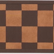 CONCORD WALLCOVERINGS ™ Elegant Squares Wallpaper Border Featuring Chess Pattern, Colors Black and B