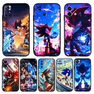 for Redmi 6 6A Pro 7 7A 8 8A 9 9A 9C 9T NFC 【O-6】Cartoon cool anime Sonic the Hedgehog Casing 6Y2 Bl