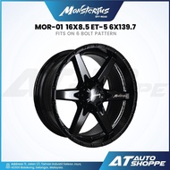 Monsterims MOR-01 - Black Mill 16x8.5 ET-5 6x139.7 (1 Piece)