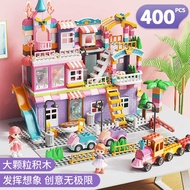 Compatible with Lego Building Blocks Girls Assembling Toys Assembling Play House Villa House Series 