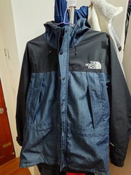 THE NORTH FACE 日版單寧牛仔藍風衣