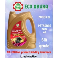 ECO ABURA 20W50 4L premium engine oil extend range 7000km Petronas base oil