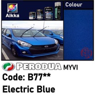 PERODUA MYVI  Electric Blue B77* Pearl /Aikka Oem Factory Colour