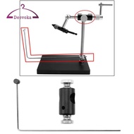 [deevoka] Fly Tying Vise, Fishing Line Stand, Metal, Practical, Rotating, Portable, Replacement Fly 