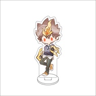 10CM Anime Katekyo Hitman Reborn Figure Stand Model Sawada Tsunayoshi/Gokudera Hayato Cute Desk Deco