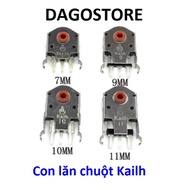 Genuine Kailh mouse coil roller size 5mm 7mm 9mm 10mm 11mm red core | Scroll Encoder Red Core