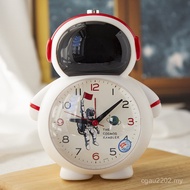Children Spaceman Creative Multifunctional Lazy Luminous Student Mute Bedside Cartoon Alarm Clock Al