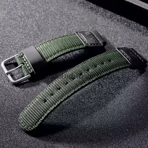 For Casio Nylon Watch Strap 18mm Band for F91W W800H F84 SGW400 AE1200 AE1300 Bracelet 19mm Band for