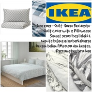 Ikea - Quilt Cover Set Queen Bed / Set sarung katil Queen - 2021