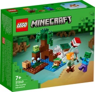 LEGO 21240 Minecraft The Swamp Adventure 7+ lego Đồ chơi gạch Hoàn toàn mới và chính hãng
