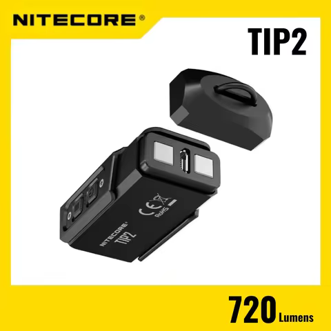 Keychain NITECORE Flashlight TIP2 Light CREE XP-G3 S3 720 lumen USB Rechargeable Keychain Flashlight