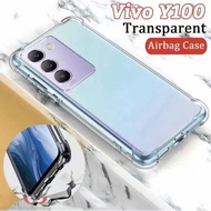 New เคสใส แข็ง สำหรับ Vivo Y200 Y19S Y28 4G Y03 Y03T Y18 Y28S V29 V29E Y100 Y36 Y27S Y27เคสใสกันกระแ