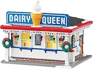 Department 56 Resin Snow Village Dairy Queen Lit Building