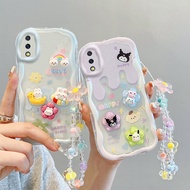 Casing Vivo Y1S / Y91C / 1820 / 1815 / 1814 / Y93 / V1818A / V1818T TPU Gelas telefon bimbit krim bo