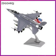 [zdgoarqj] 1/72 Scale Fighter F16D Fighting Falcon Diecast Jet Model W/ Display Stand
