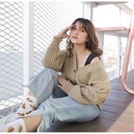 Toplyshop - BISA COD / Outer oversize Crop Rajut Daria Tebal 7Get Premium Good Quality